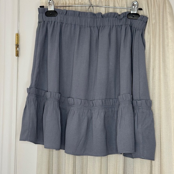Aritzia Trixie Skirt Granite Blue Size M - Picture 3 of 8
